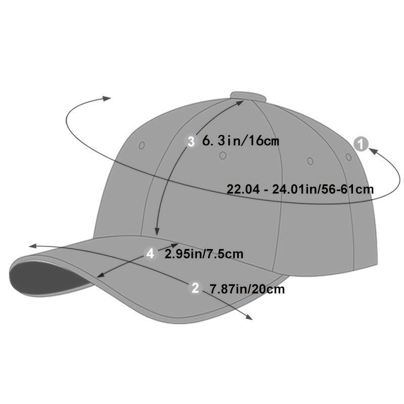 1 Men's Edgy Graffiti-Style Baseball Cap - "Nobody's Perfect" & More Messages, Adjustable Fit, Sun Protection, Polyester, Hand-Washable for Casual Spring/Summer Wear